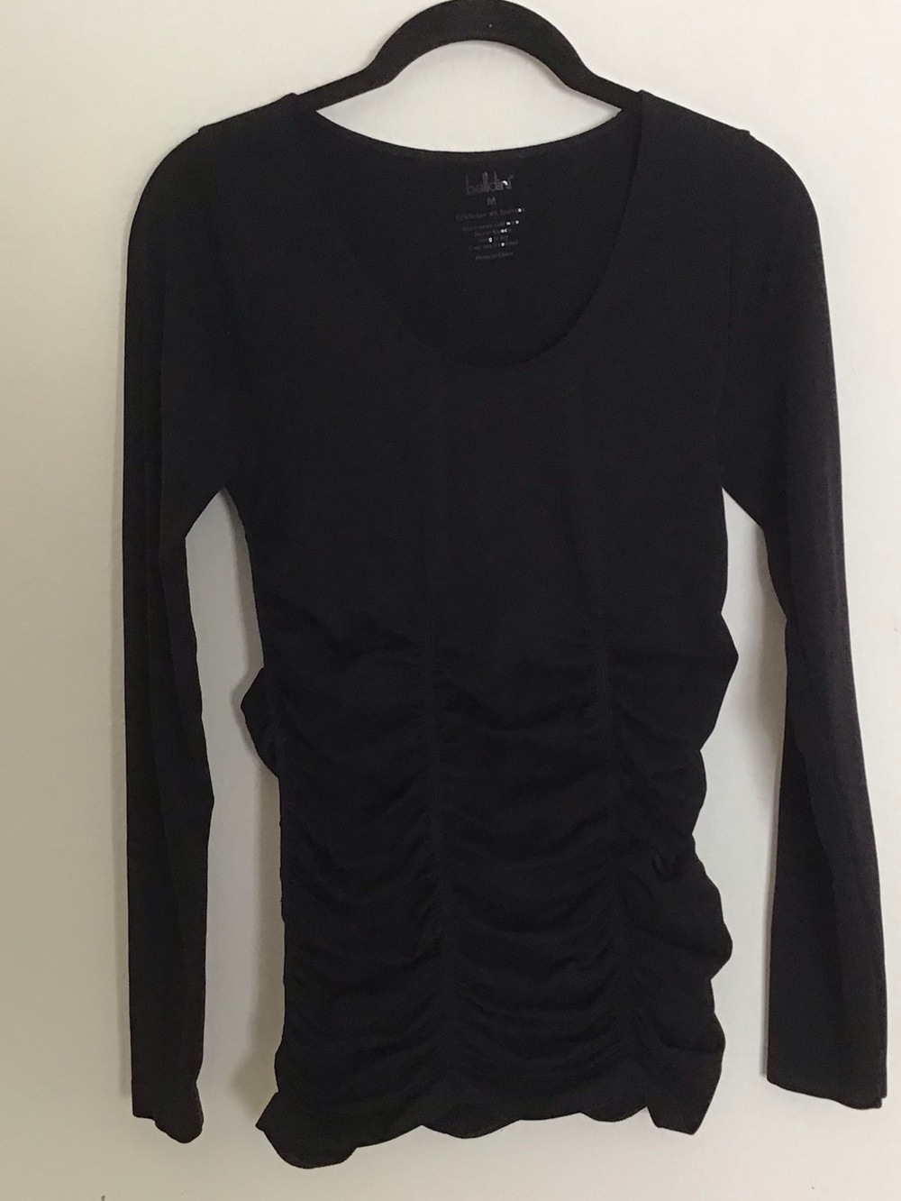 Belldini black ruched top